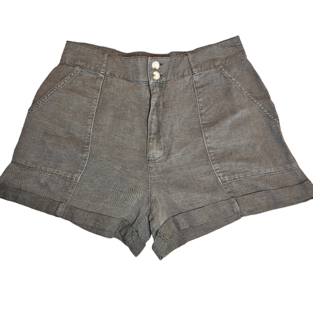 Joie Linen Blend Stretch Shorts size 4